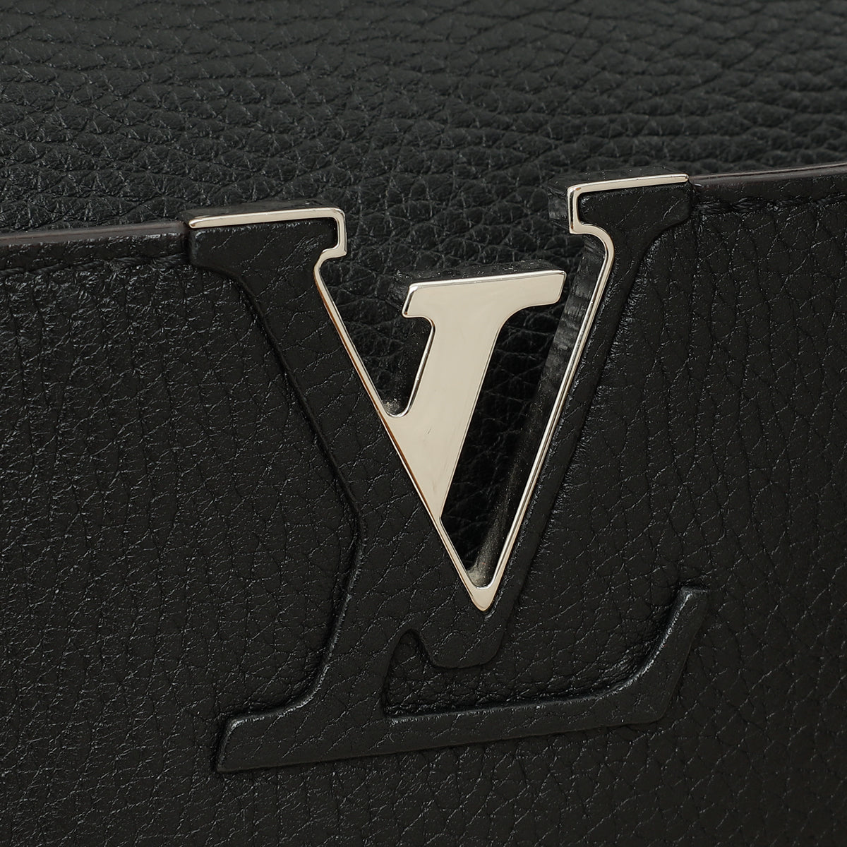 Louis Vuitton Black Capucines MM Bag
