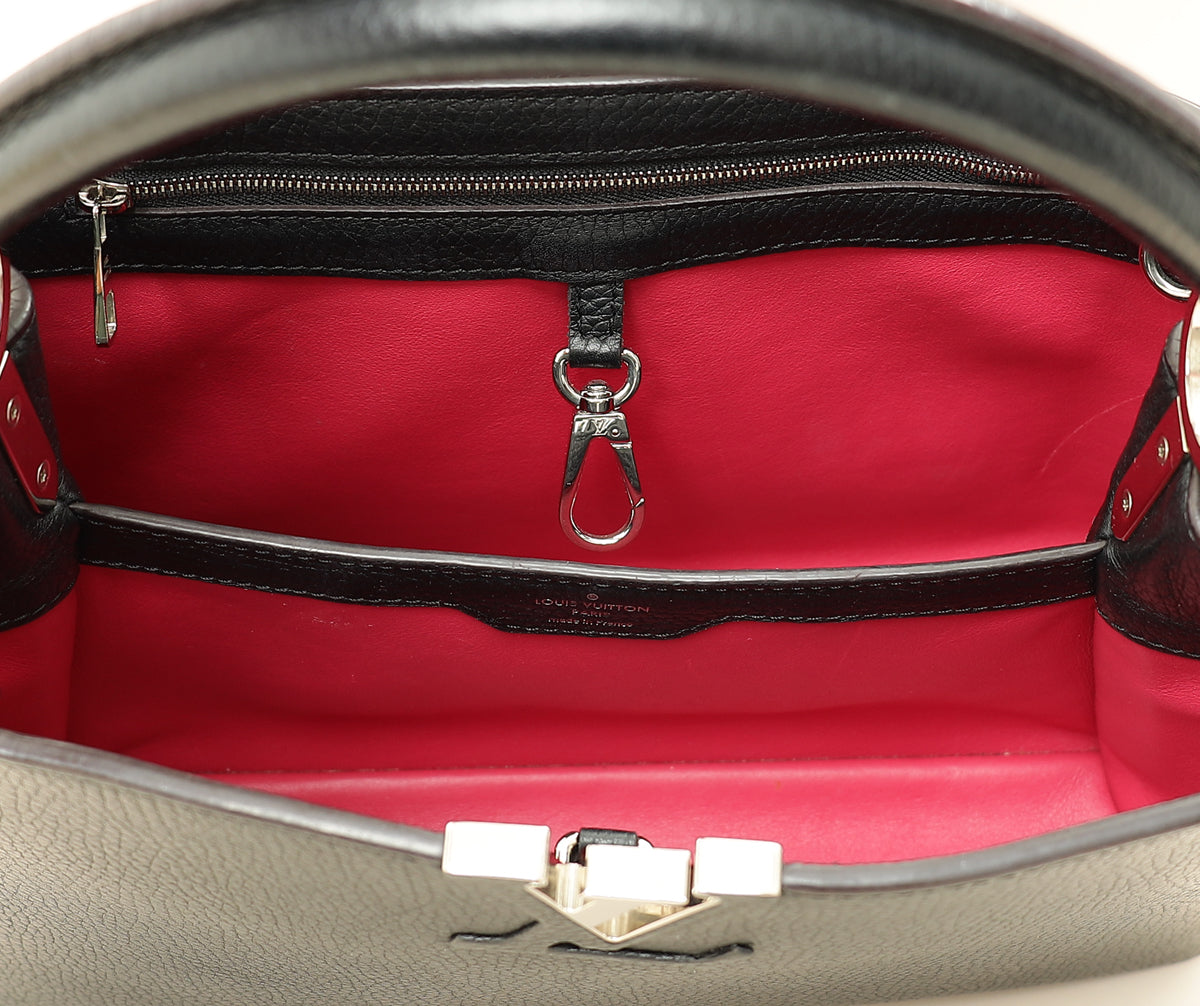 Louis Vuitton Black Capucines MM Bag