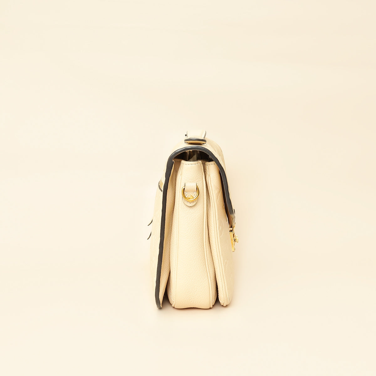 Louis Vuitton Creme Monogram Empreinte Pochette Metis Bag