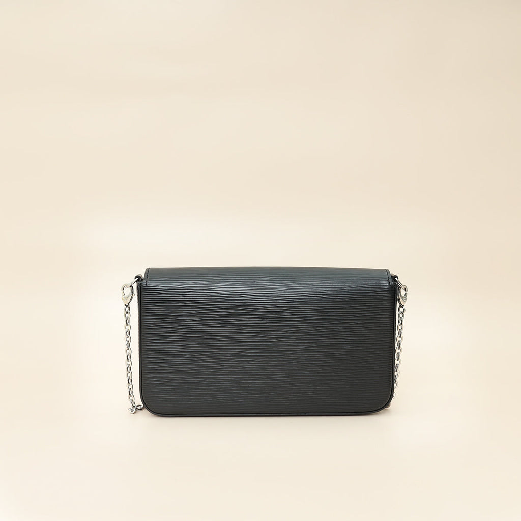Louis Vuitton Noir Pochette Felicie Bag