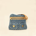 Louis Vuitton Blue Monogram Denim Baggy GM Bag