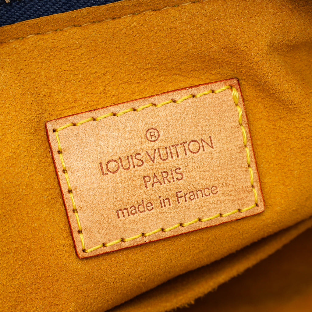 Louis Vuitton Blue Monogram Denim Baggy GM Bag