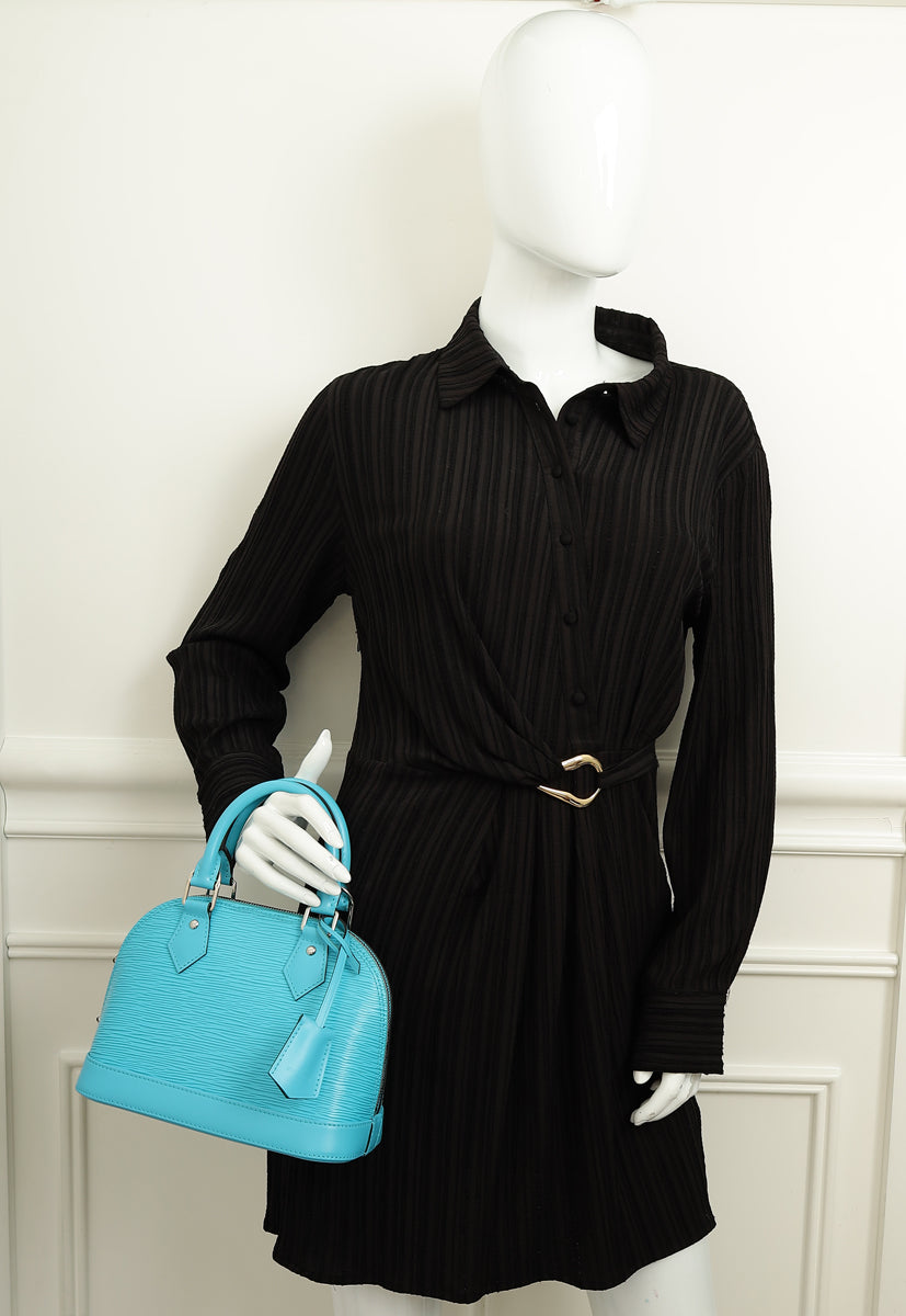 Louis Vuitton Turquoise Alma Sporty BB Bag