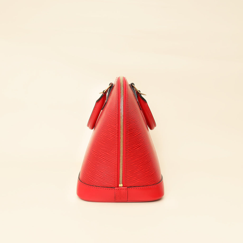 Louis Vuitton Red Alma PM Bag