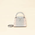 Louis Vuitton Bicolor Metallic Karung Capucines Mini Bag