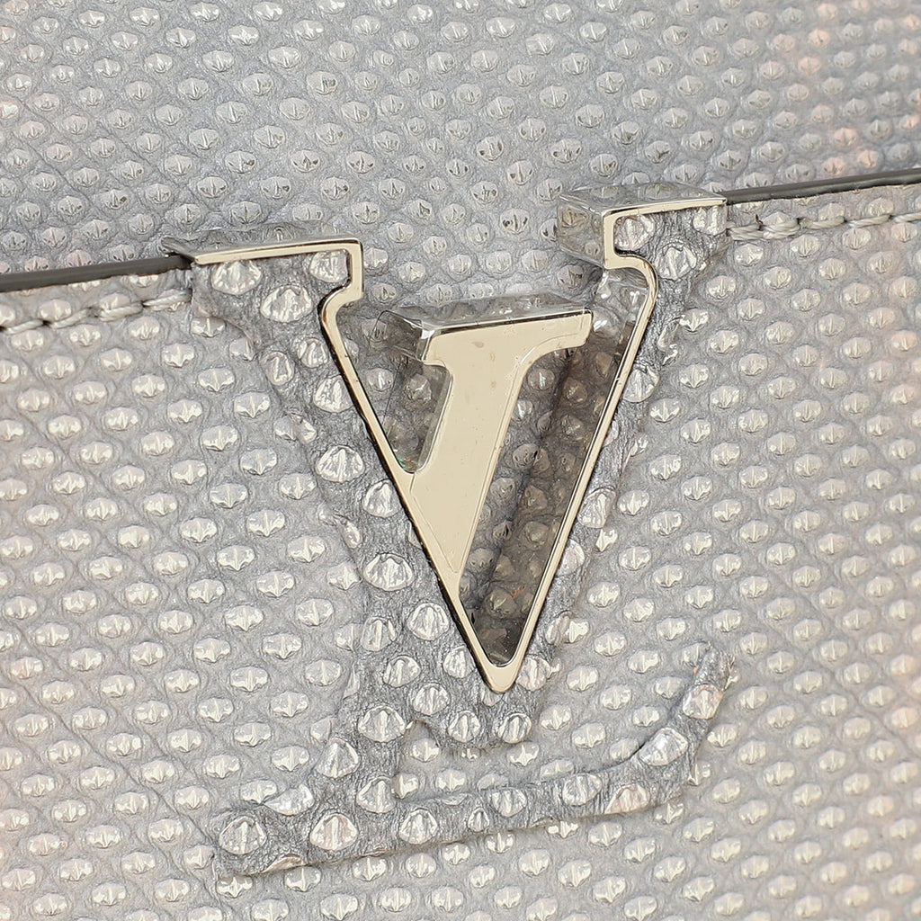 Louis Vuitton Bicolor Metallic Karung Capucines Mini Bag