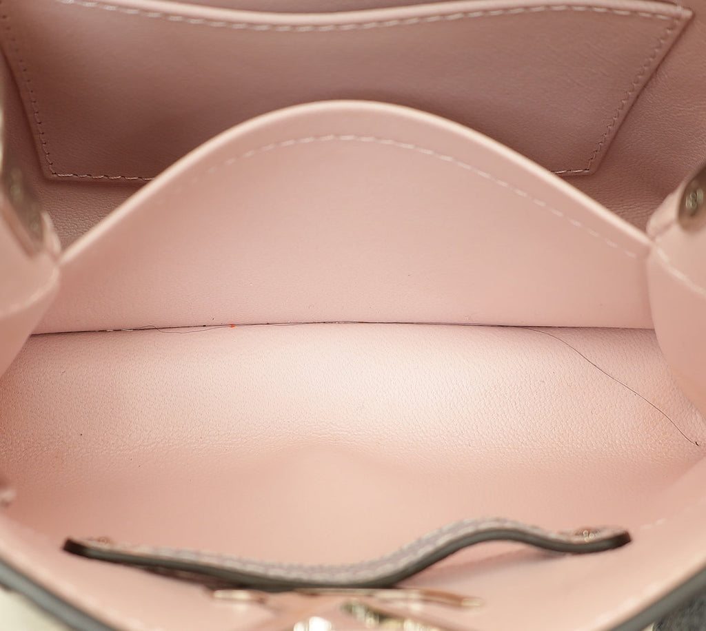 Louis Vuitton Bicolor Metallic Karung Capucines Mini Bag