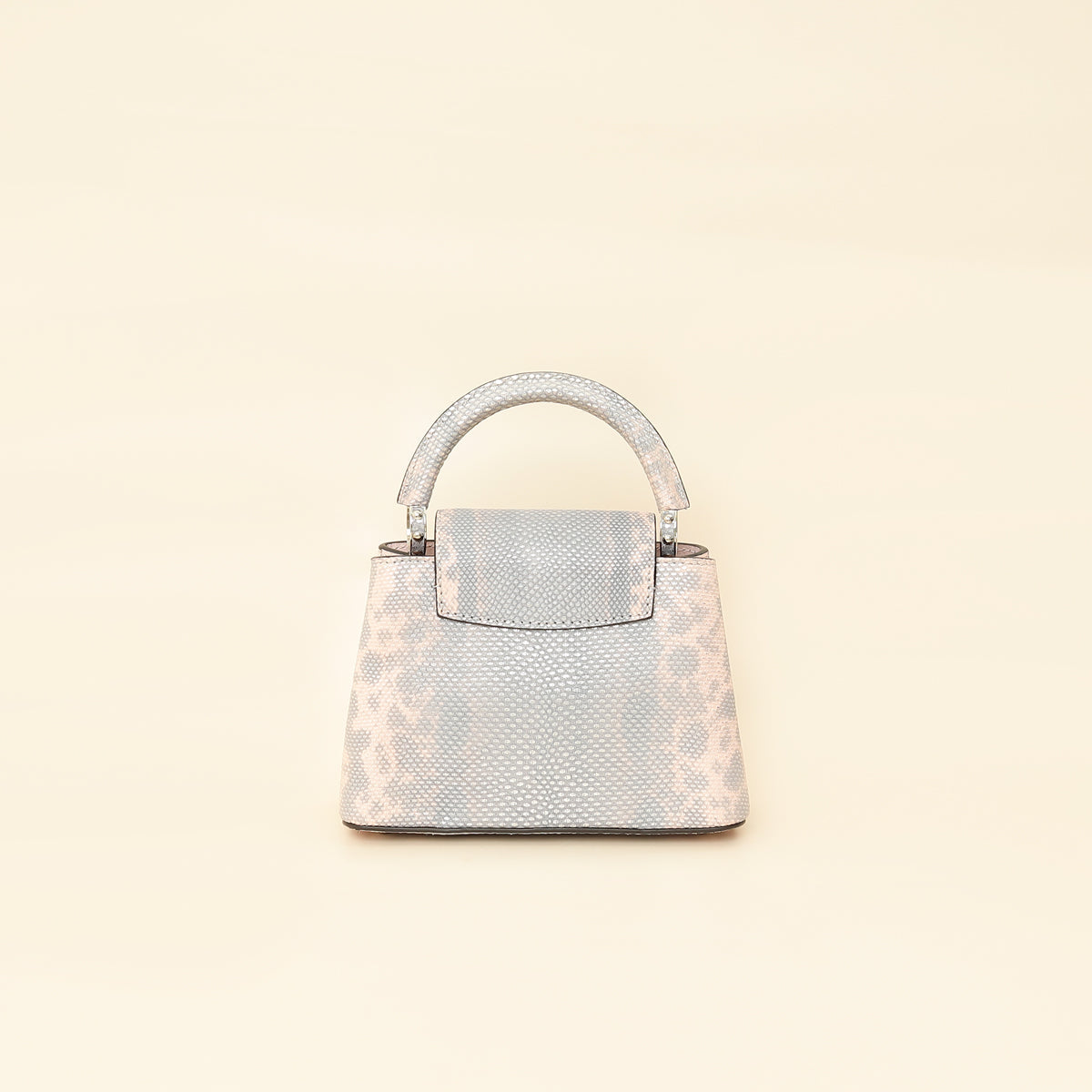 Louis Vuitton Bicolor Metallic Karung Capucines Mini Bag