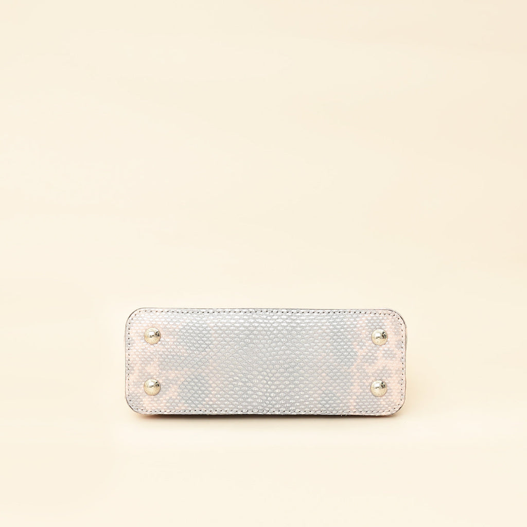 Louis Vuitton Bicolor Metallic Karung Capucines Mini Bag