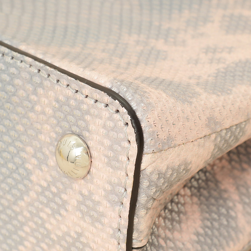 Louis Vuitton Bicolor Metallic Karung Capucines Mini Bag