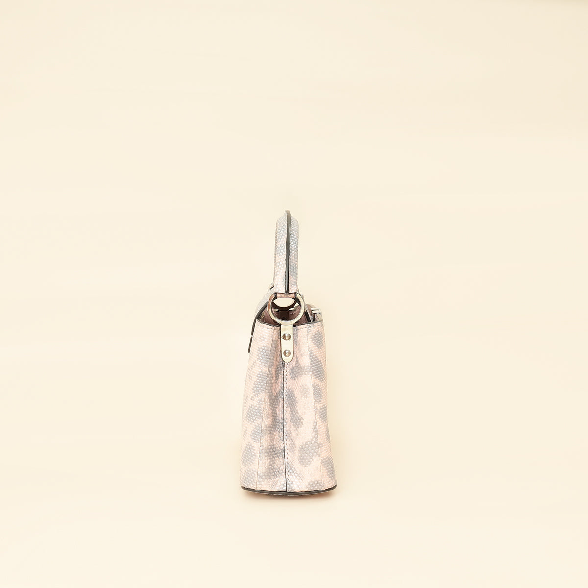Louis Vuitton Bicolor Metallic Karung Capucines Mini Bag
