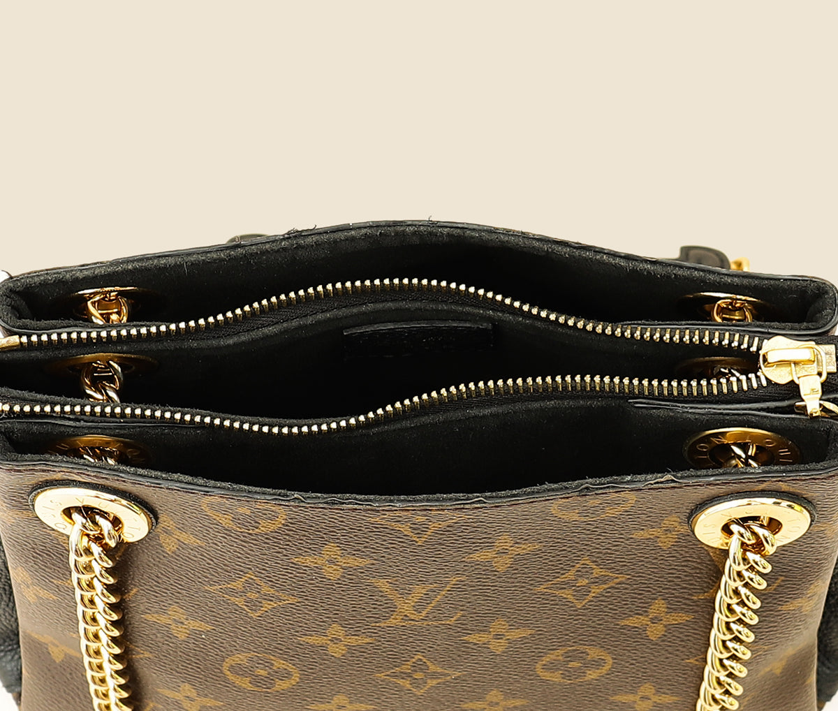 Louis Vuitton Monogram Black Surene BB Bag