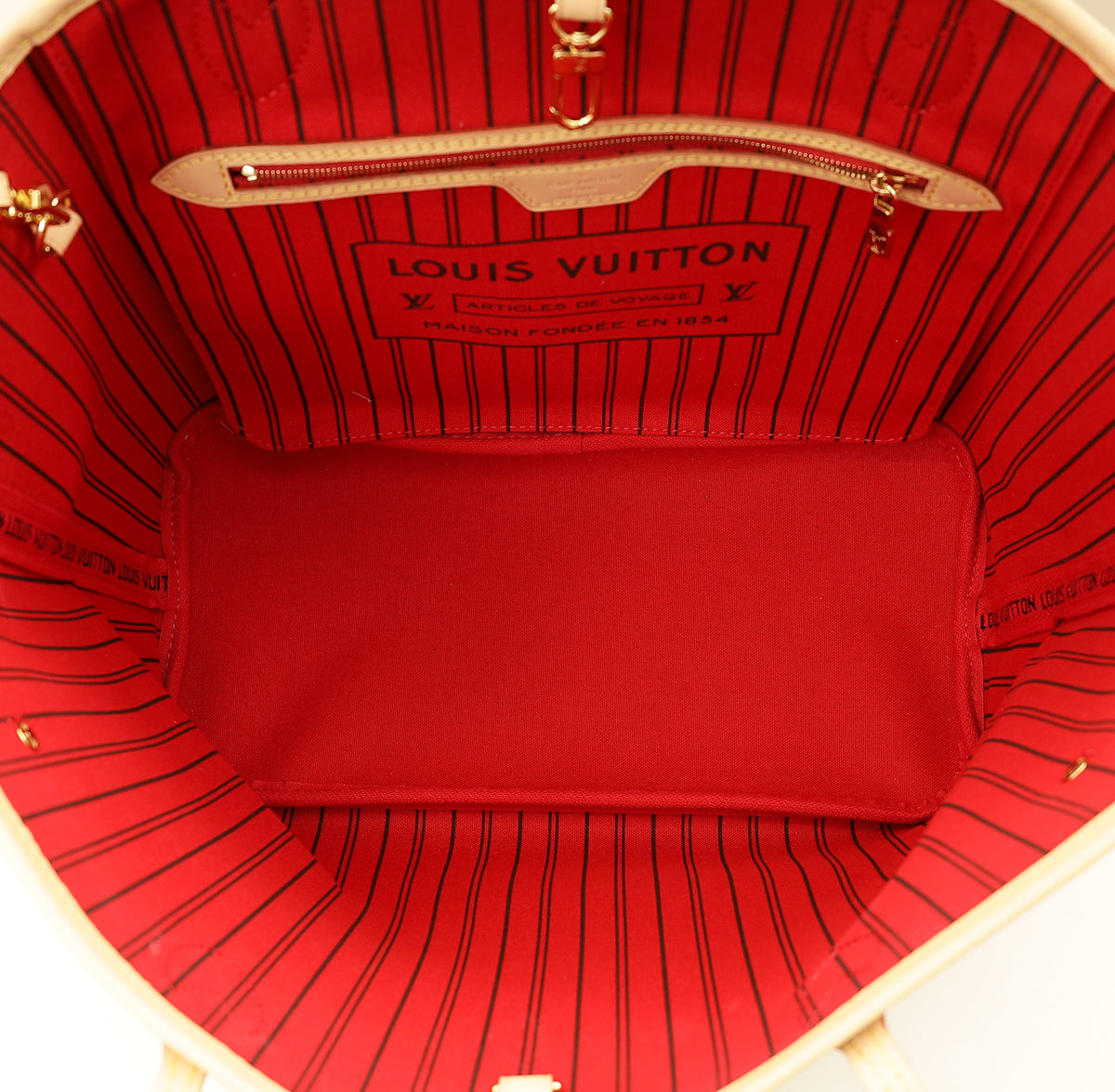 Louis Vuitton Monogram Neverfull MM Bag w/Pouch