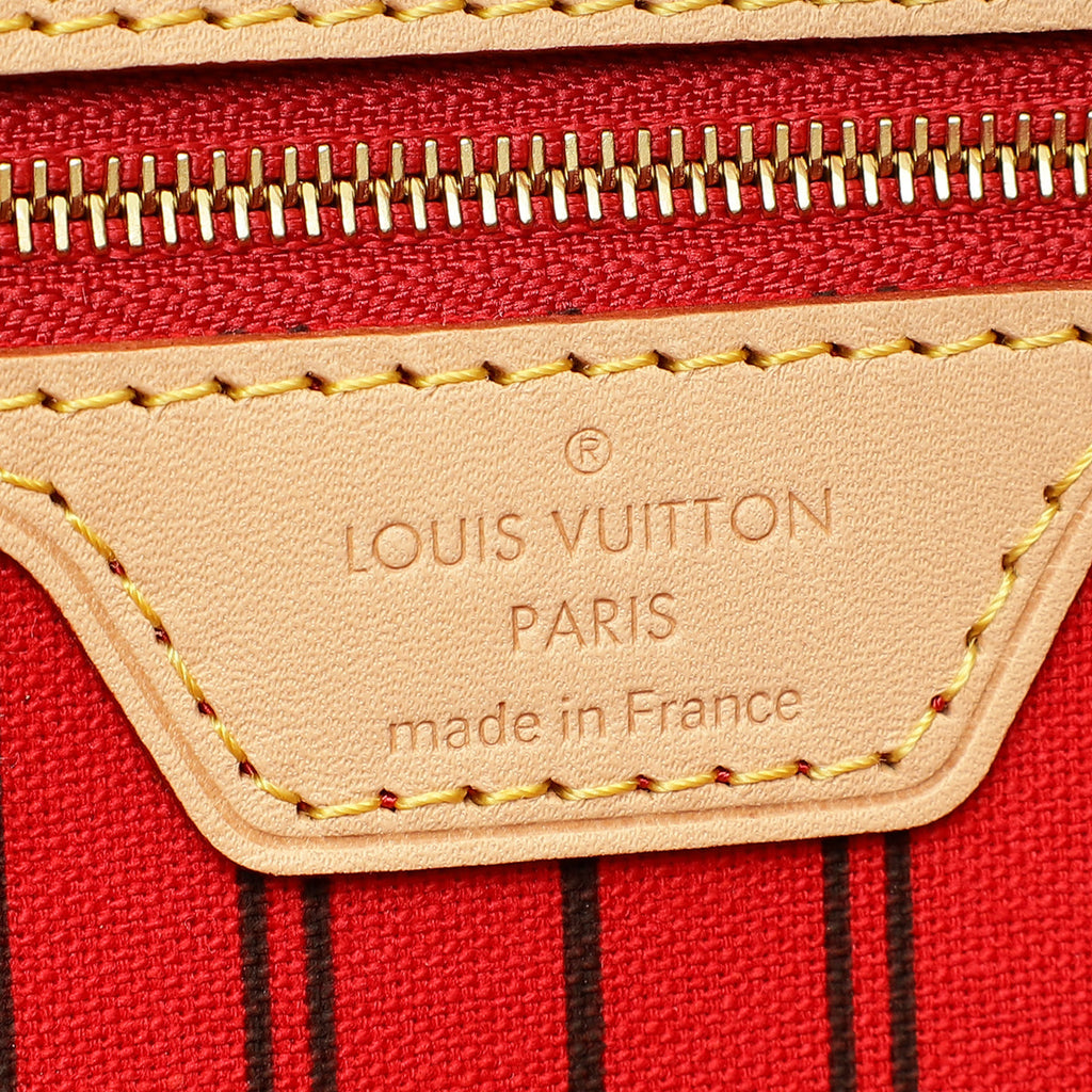 Louis Vuitton Monogram Neverfull MM Bag w/Pouch