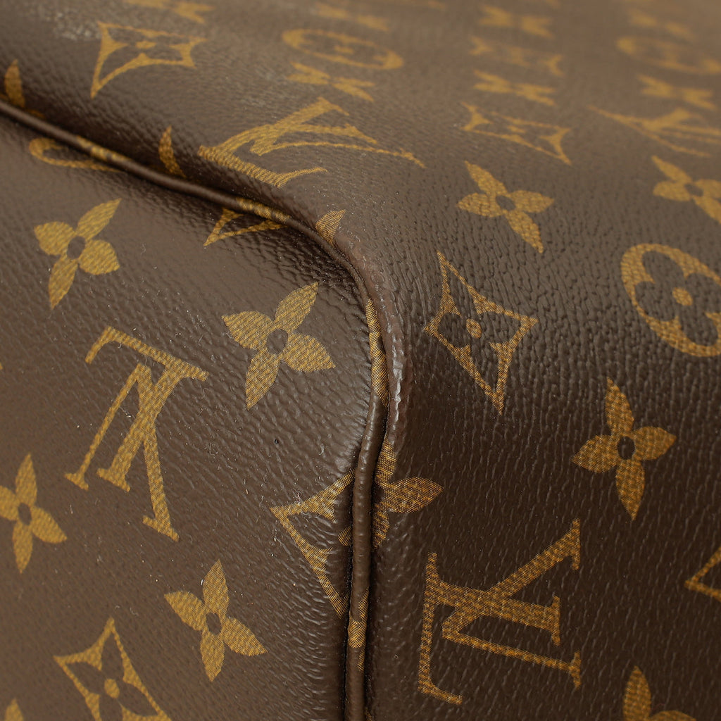 Louis Vuitton Monogram Neverfull MM Bag w/Pouch