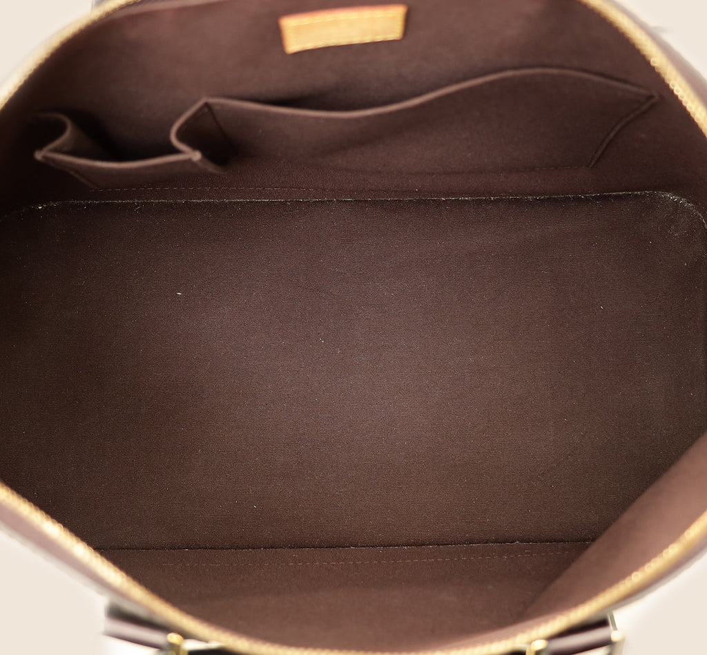 Louis Vuitton Amarante Monogram Vernis Alma GM Bag
