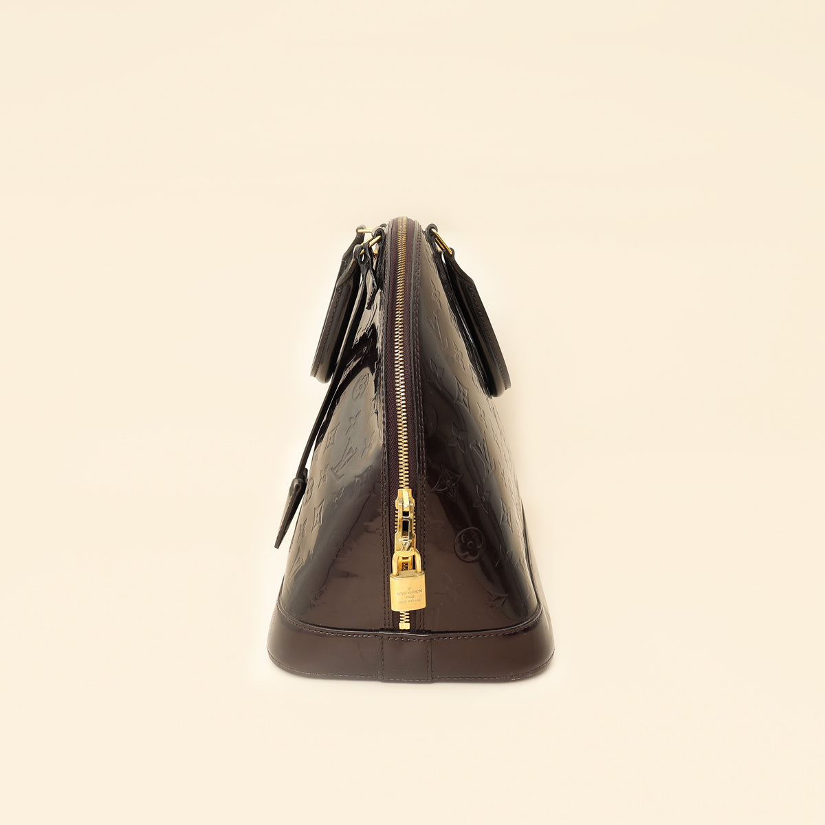 Louis Vuitton Amarante Monogram Vernis Alma GM Bag