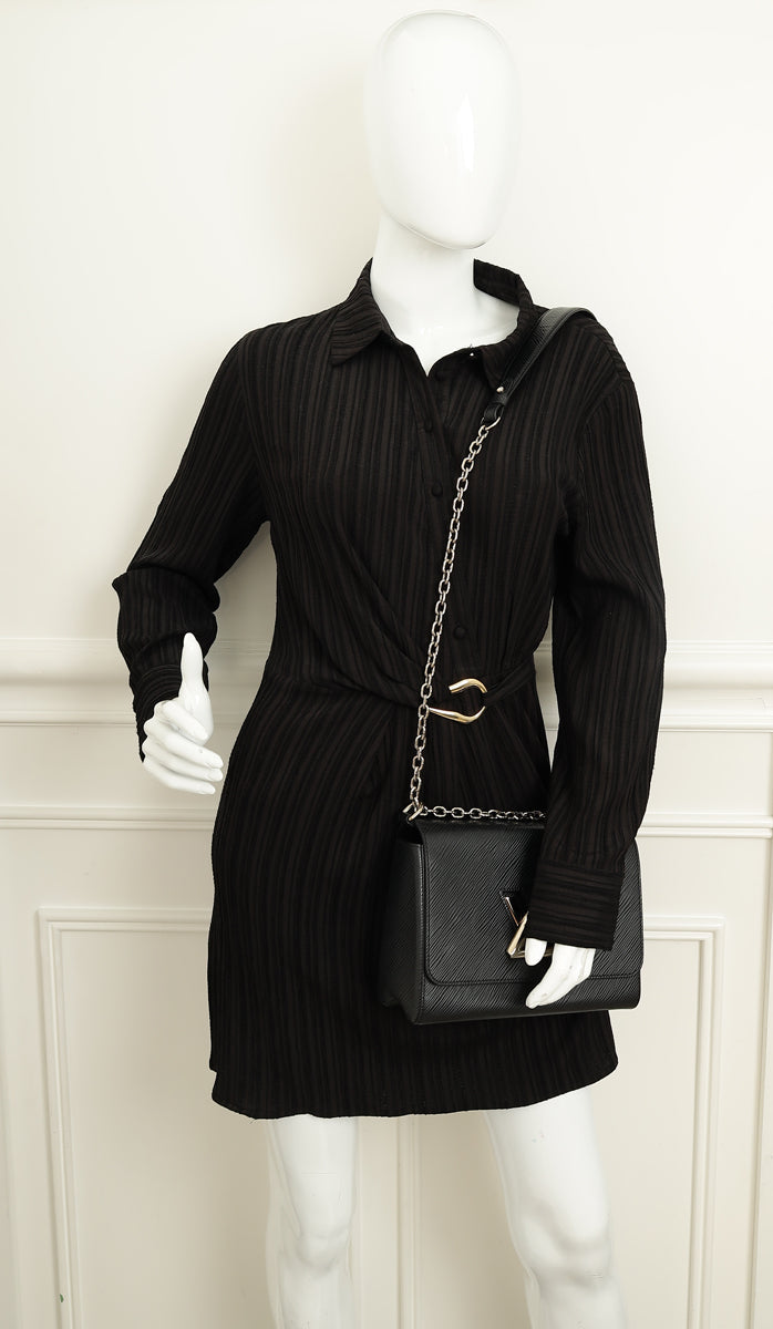 Louis Vuitton Noir Twist MM Bag
