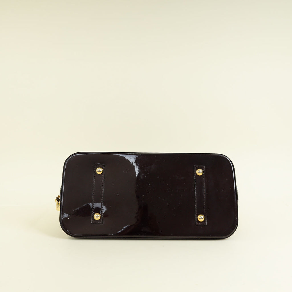Louis Vuitton Amarante Monogram Vernis Alma GM Bag