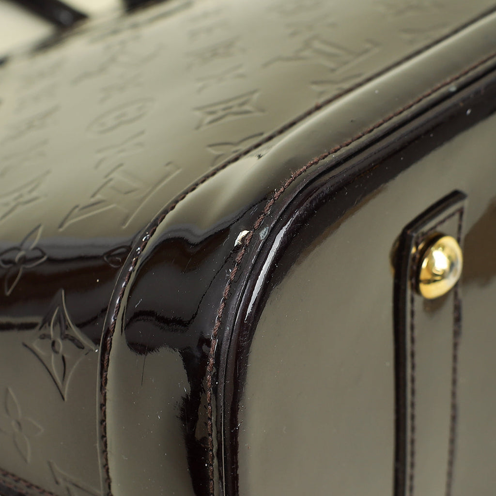 Louis Vuitton Amarante Monogram Vernis Alma GM Bag