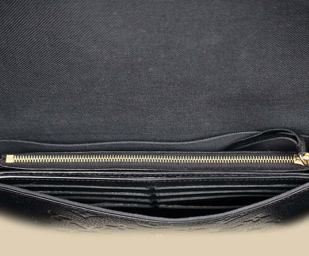 Louis Vuitton Black Monogram Pochette Félicie Bag