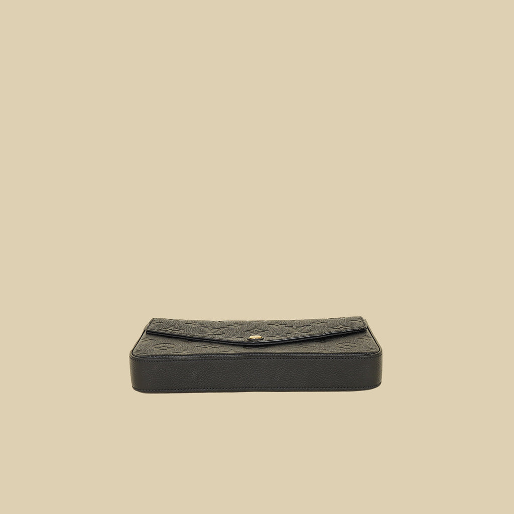 Louis Vuitton Black Monogram Pochette Félicie Bag