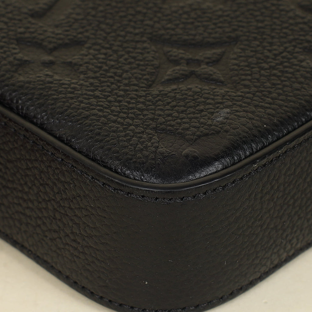 Louis Vuitton Black Monogram Pochette Félicie Bag