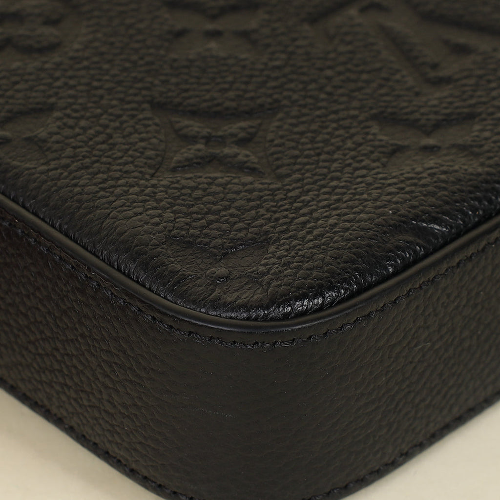 Louis Vuitton Black Monogram Pochette Félicie Bag