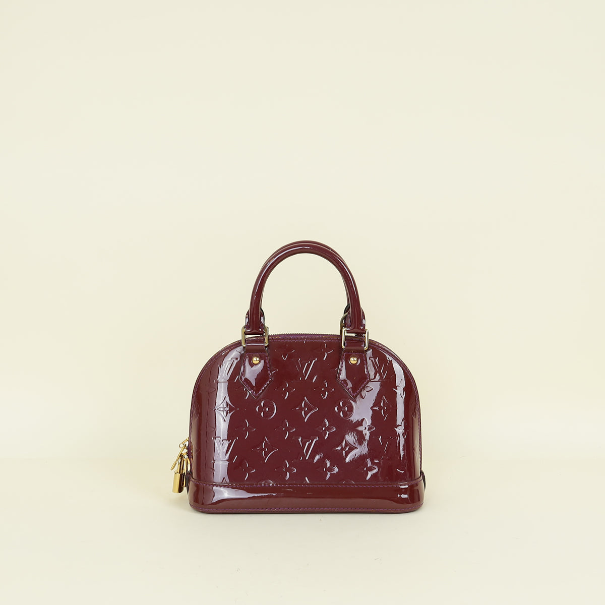 Louis Vuitton Amethyste Monogram Vernis Alma BB Bag
