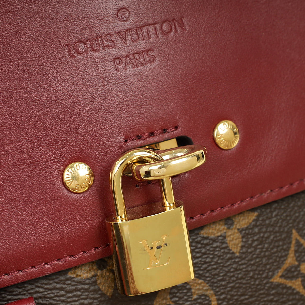 Louis Vuitton Monogram Burgundy Venus Tote Bag