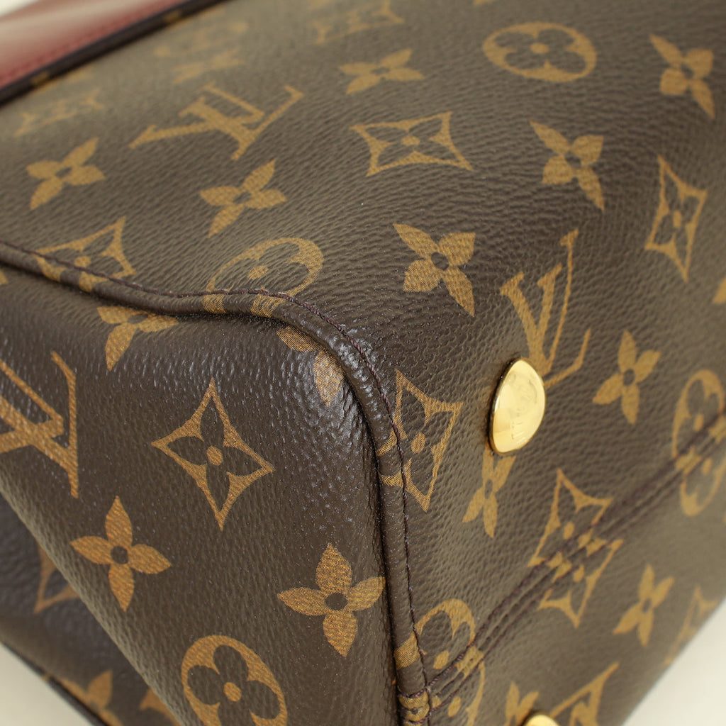 Louis Vuitton Monogram Burgundy Venus Tote Bag