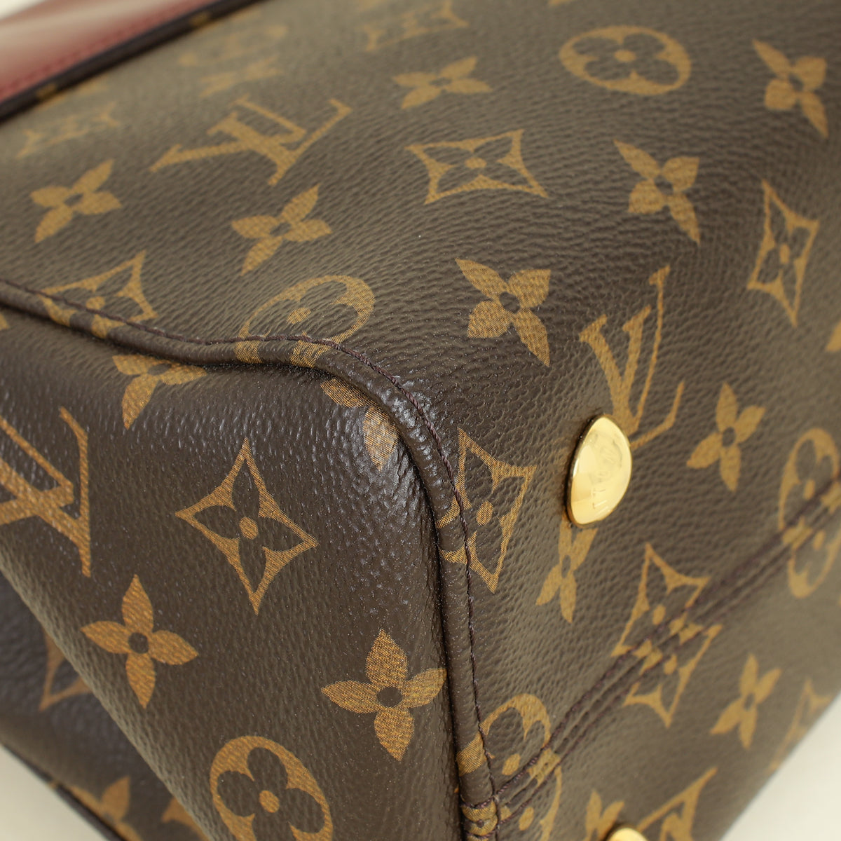 Louis Vuitton Monogram Burgundy Venus Tote Bag