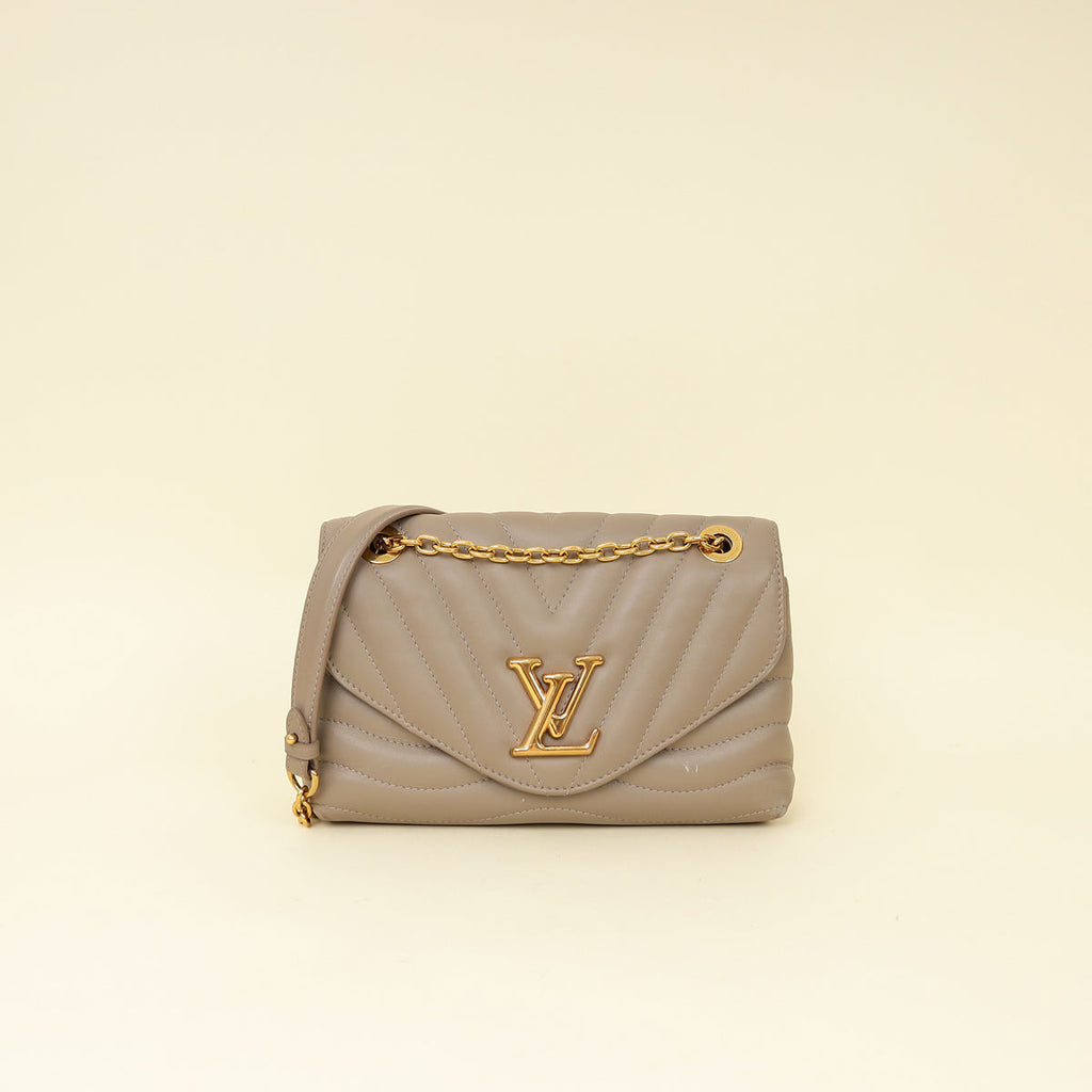 Louis Vuitton Taupe New Waves Flap Chain Bag