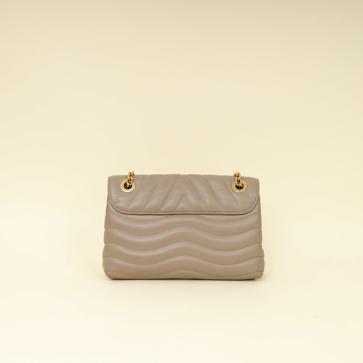 Louis Vuitton Taupe New Waves Flap Chain Bag