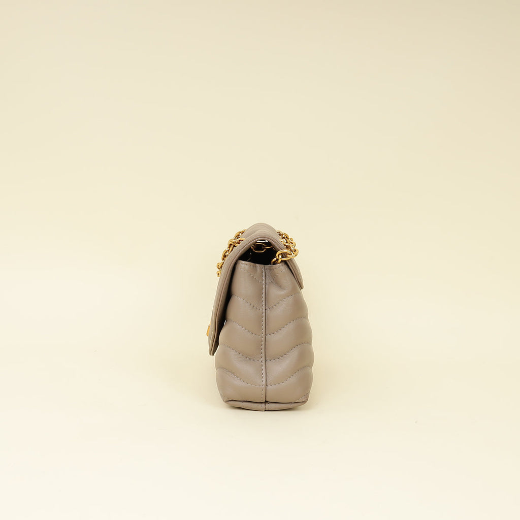 Louis Vuitton Taupe New Waves Flap Chain Bag