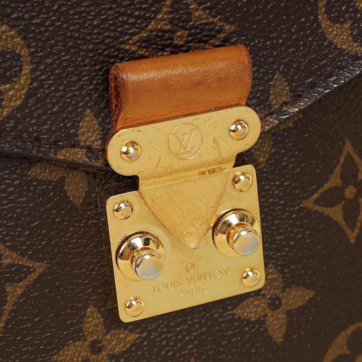 Louis Vuitton Brown Monogram Pochette Metis Bag