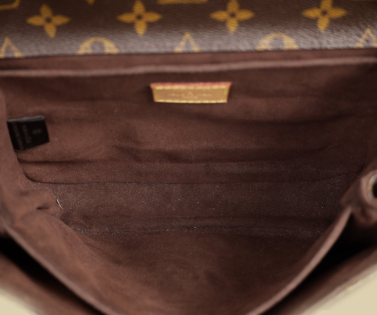 Louis Vuitton Brown Monogram Pochette Metis Bag