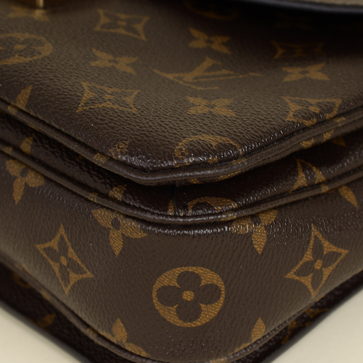 Louis Vuitton Brown Monogram Pochette Metis Bag