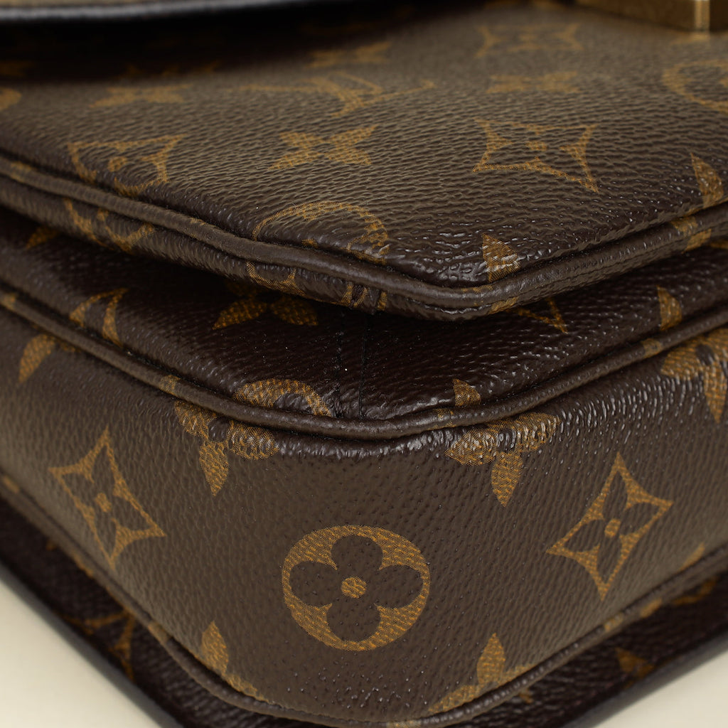 Louis Vuitton Brown Monogram Pochette Metis Bag