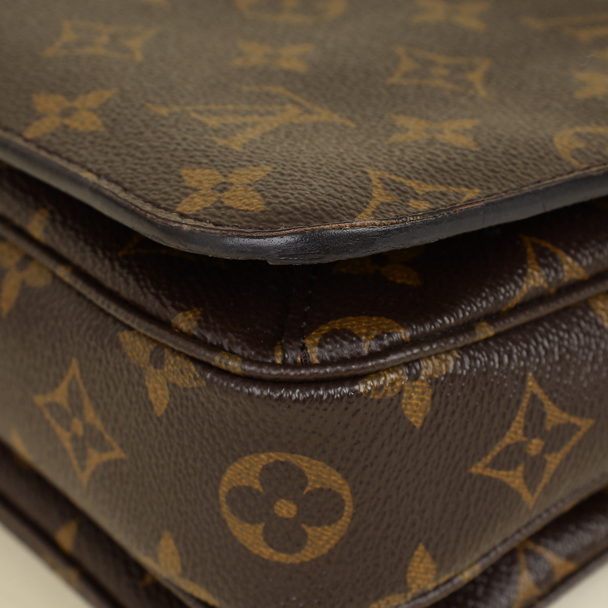 Louis Vuitton Brown Monogram Pochette Metis Bag