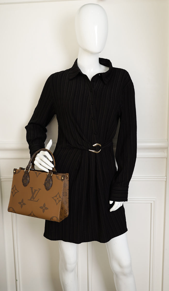 Louis Vuitton Brown Monogram Reverse Onthego PM Bag