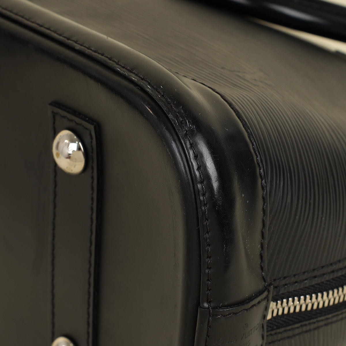 Louis Vuitton Black Alma PM Bag
