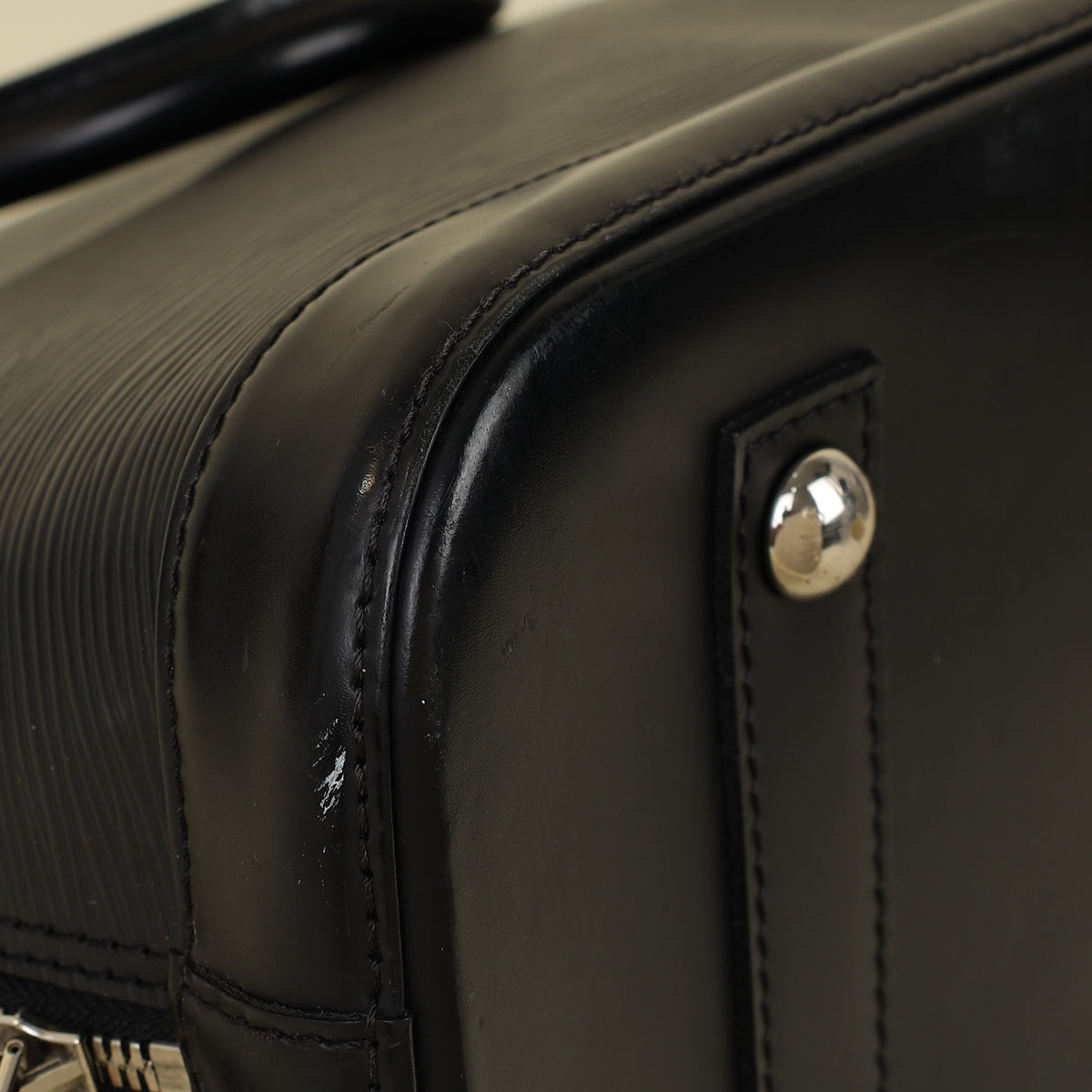 Louis Vuitton Black Alma PM Bag
