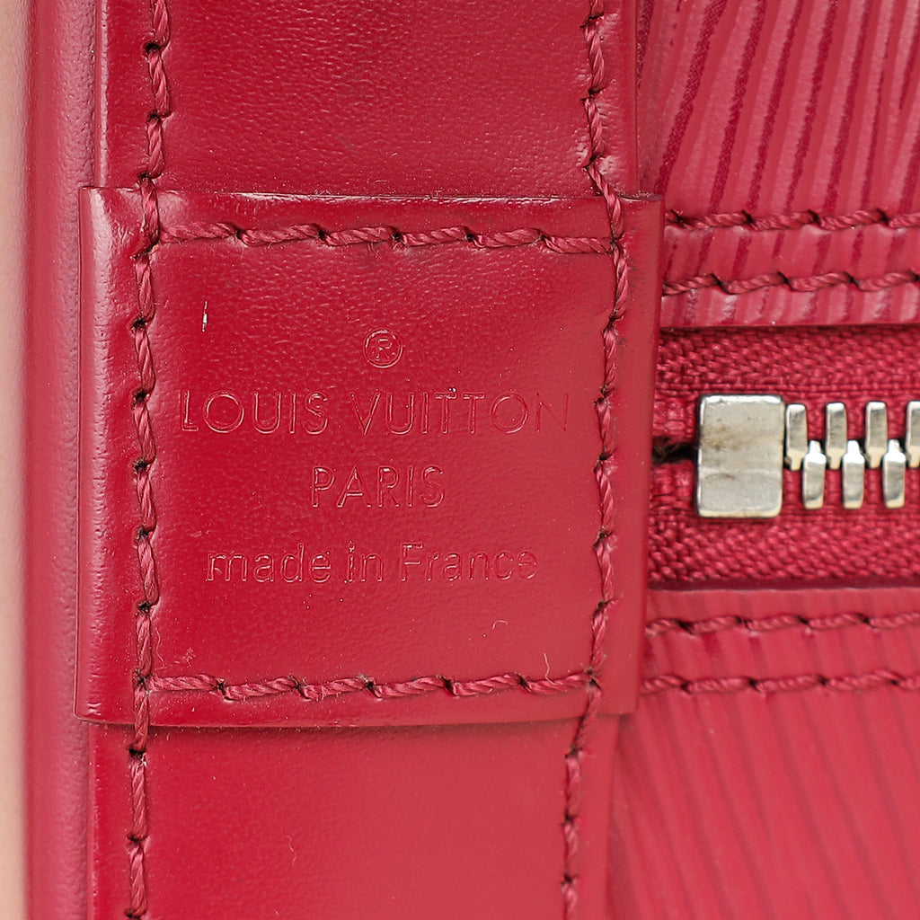 Louis Vuitton Framboise Alma PM Bag W / Extra Strap