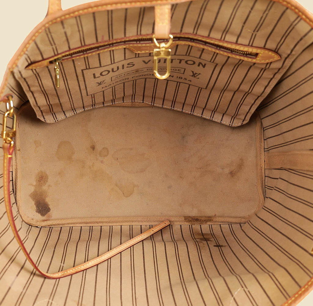 Louis Vuitton Brown Monogram Neverfull MM Bag