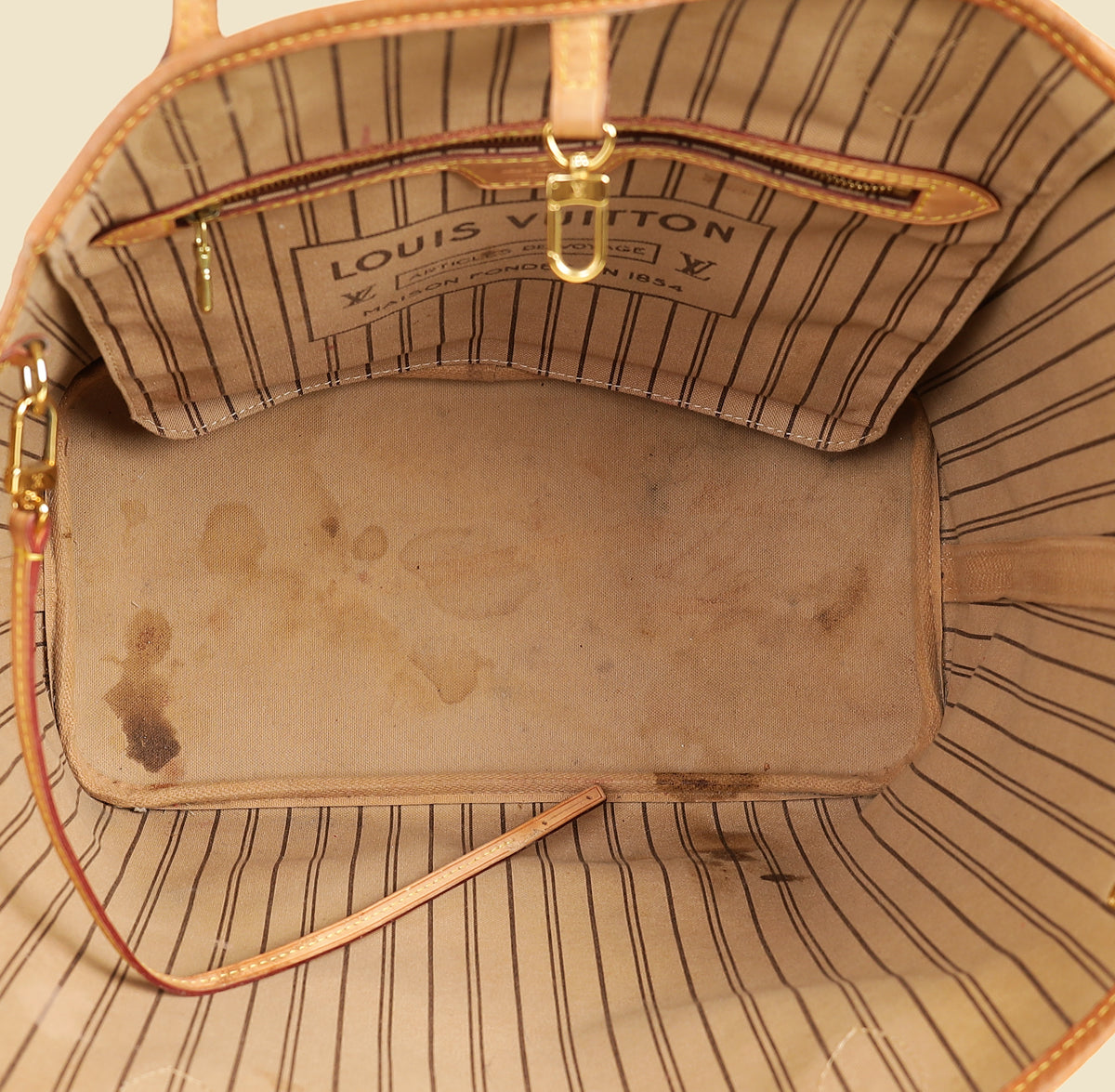 Louis Vuitton Brown Monogram Neverfull MM Bag