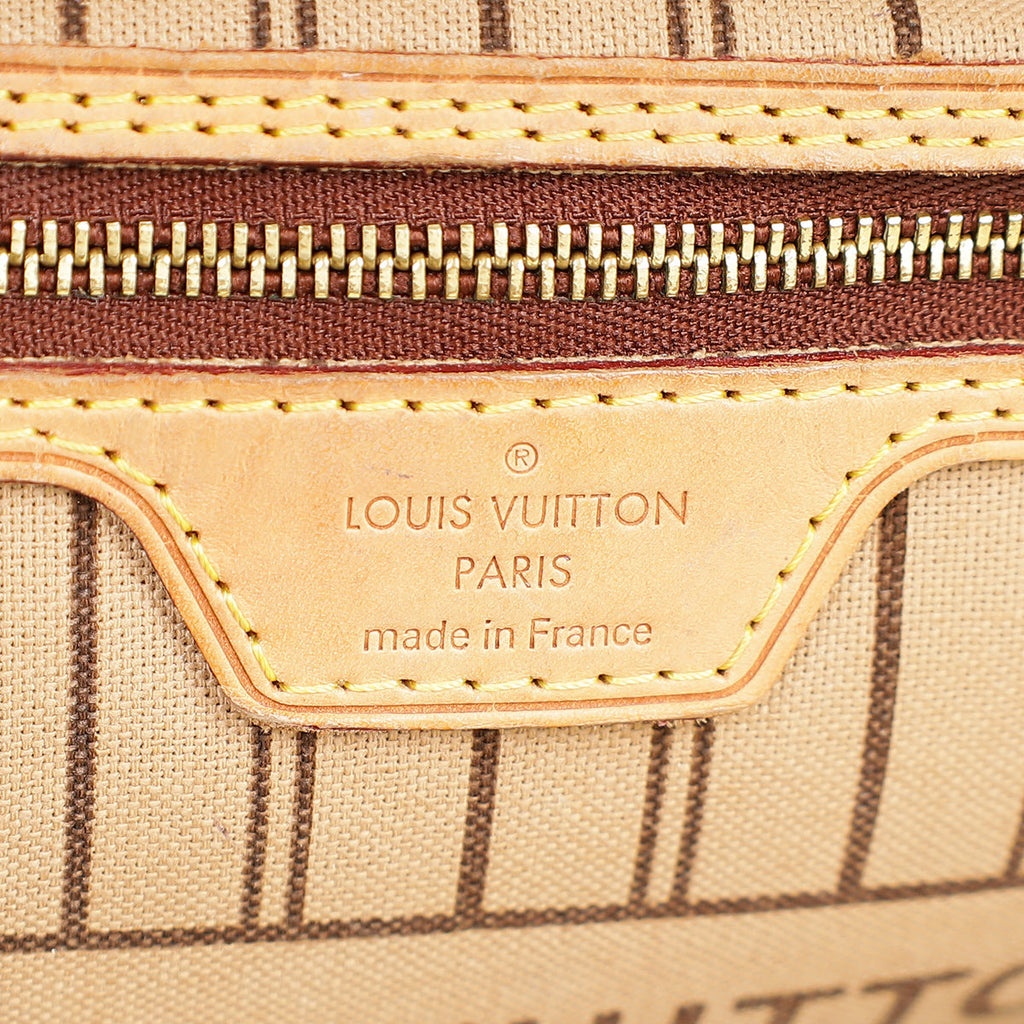 Louis Vuitton Brown Monogram Neverfull MM Bag