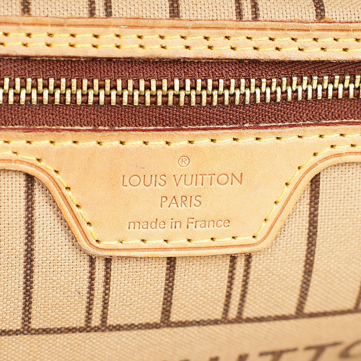 Louis Vuitton Brown Monogram Neverfull MM Bag