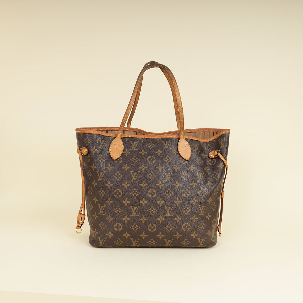 Louis Vuitton Brown Monogram Neverfull MM Bag