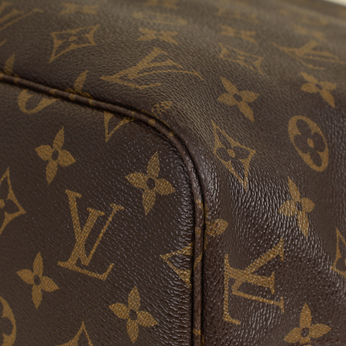 Louis Vuitton Brown Monogram Neverfull MM Bag